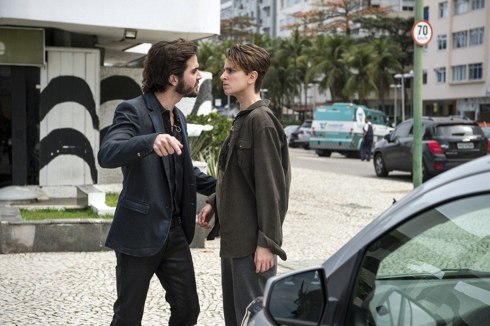 “Você tá é surtada!”, diz Ruy ao imrão. (Foto: Estevam Avellar/TV GLOBO)