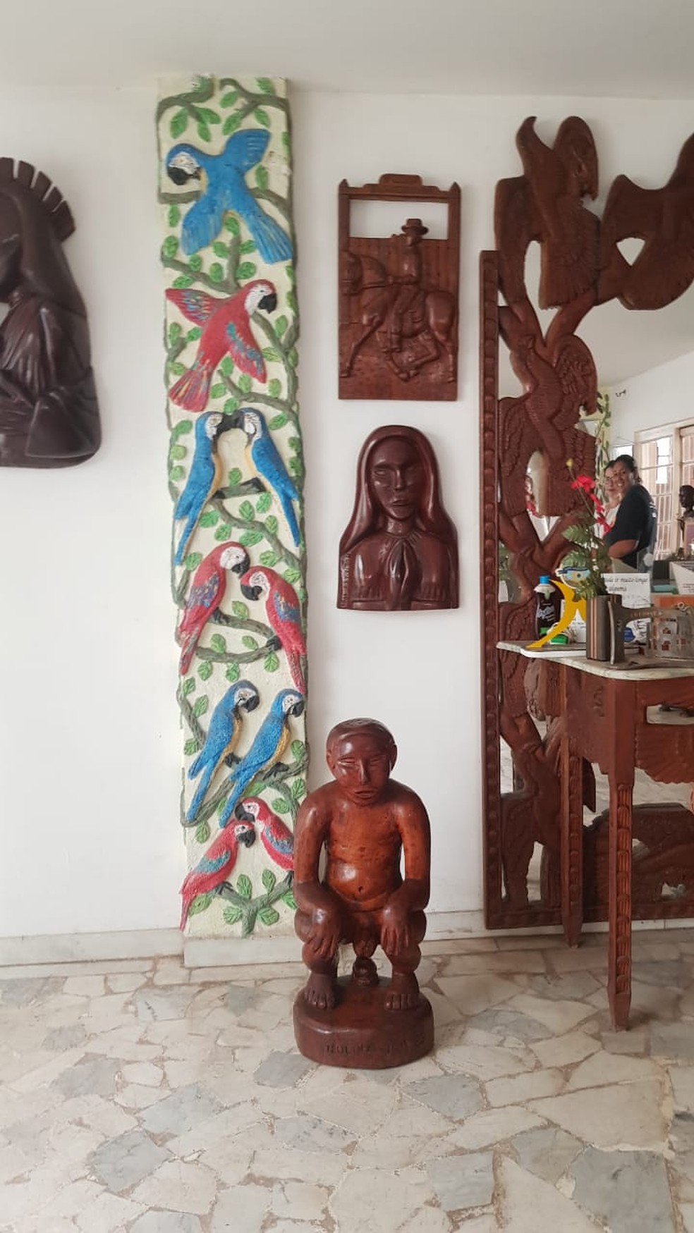 Obras de Izulina Gomes Xavier. — Foto: Reprodução