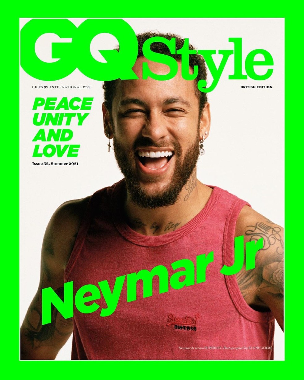 Neymar é capa na revista GQ Style — Foto: REPRODUÇÃO