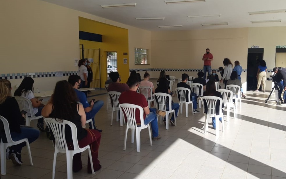 Butantan fez triagem de voluntários para teste da ButanVac em moradores de Guaxupé e região  — Foto: João Daniel Alves/EPTV