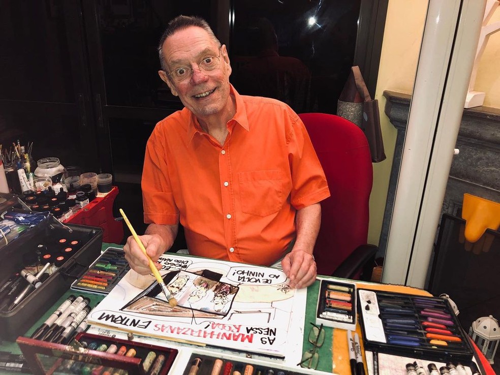 Paulo Caruso morre aos 73 anos — Foto: Reprodução/Instagram