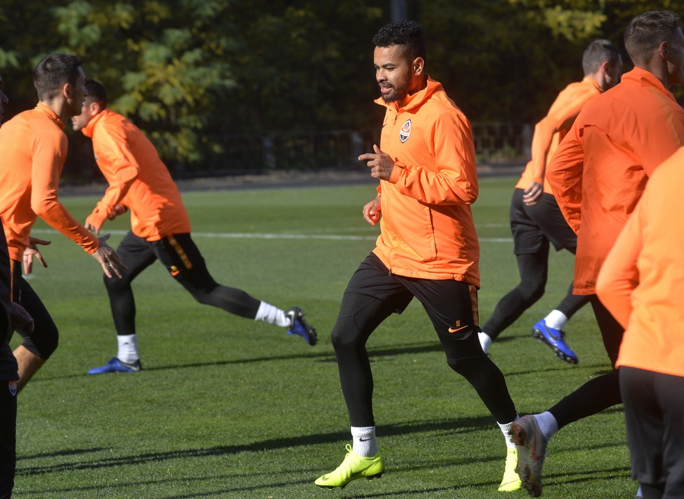 Dentinho estÃ¡ no Shakhtar Donetsk desde 2011 â Foto: AFP