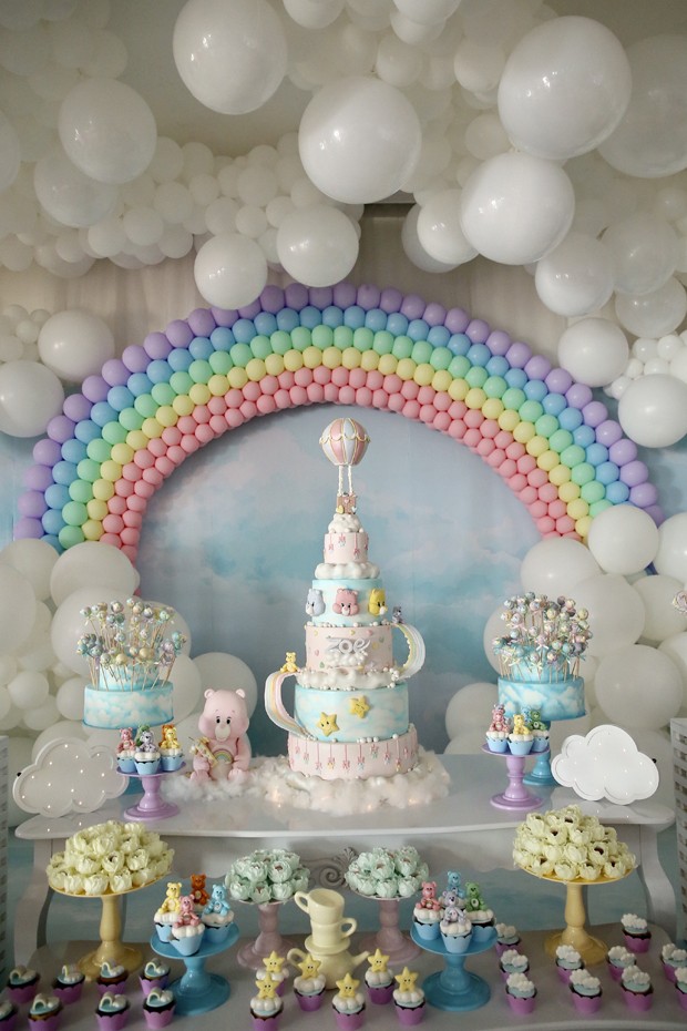Detalhes da decoração do aniversário de 1 ano de Zoe Sato (Foto: Manuela Scarpa / Brazil News)