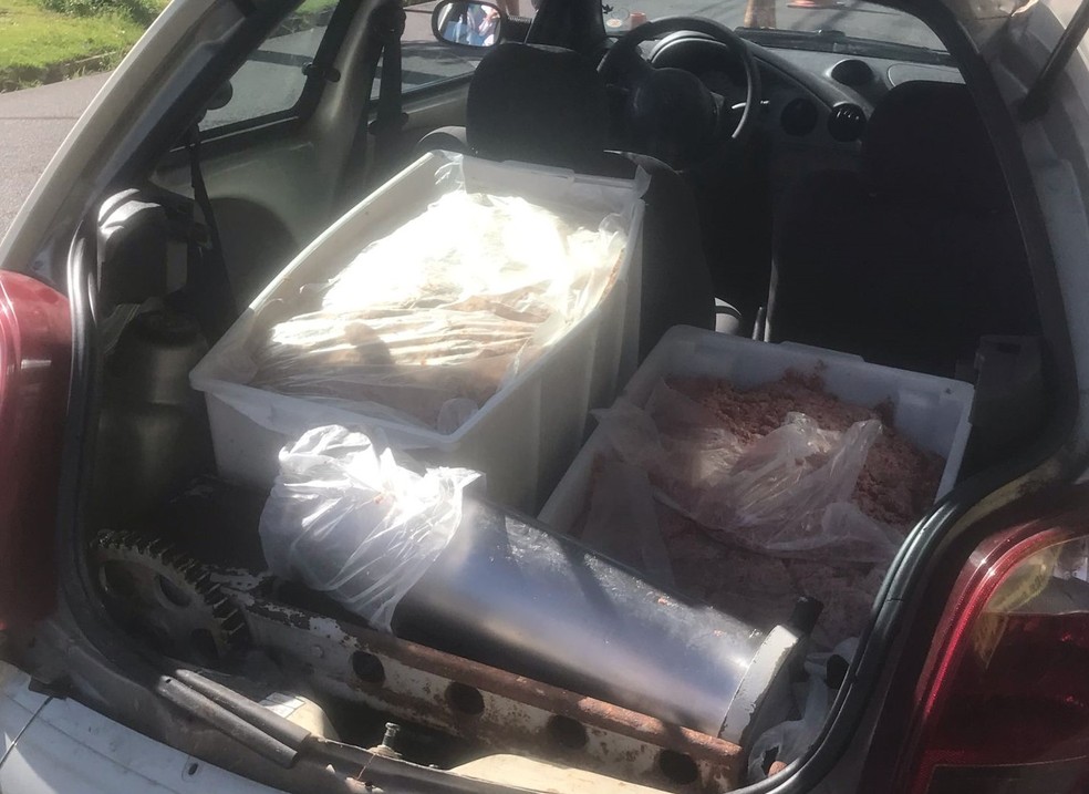 130 quilos de carne são apreendidos por irregularidades em Presidente Prudente (SP) — Foto: Cedida