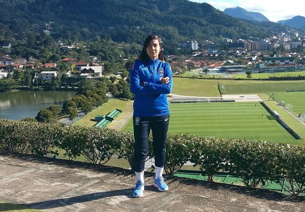 Kleane Alves sonha em voltar Ã  seleÃ§Ã£o brasileira (Foto: Arquivo pessoal)
