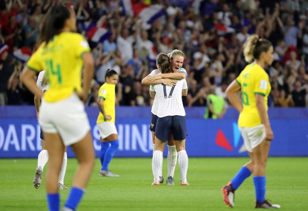 Brasil x FranÃ§a Copa do Mundo feminina â€” Foto: REUTERS/Lucy Nicholson