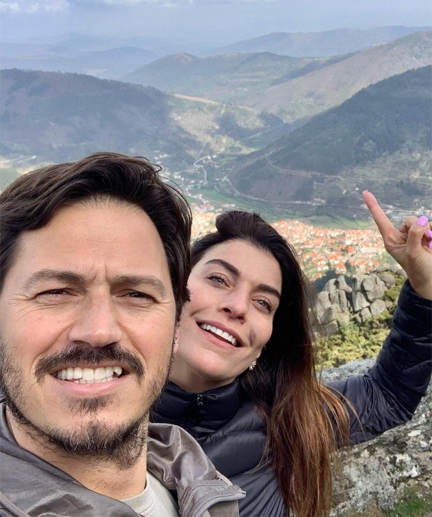 Joana Balaguer e o marido, Paulo Miguel Palha de Souza (Foto: Reprodução / Instagram)