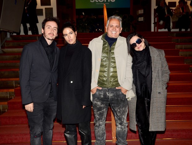 Cleo, Orlando Morais, Antonia Morais e Wagner Santisteban (Foto: AgNews)