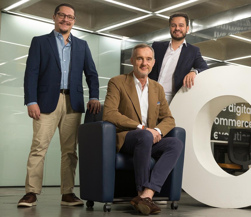 Renan Mota (right), Stefano Zunino and  Felipe Macedo — Foto: Divulgação