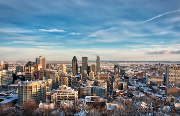 Montreal , no Canadá: cidade cosmopolita e com muita qualidade de vida (Foto: Joanne Levesque/Getty Images)