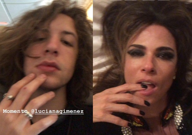 Lucas Jagger e Luciana Gimenez (Foto: Reprodução/Instagram)