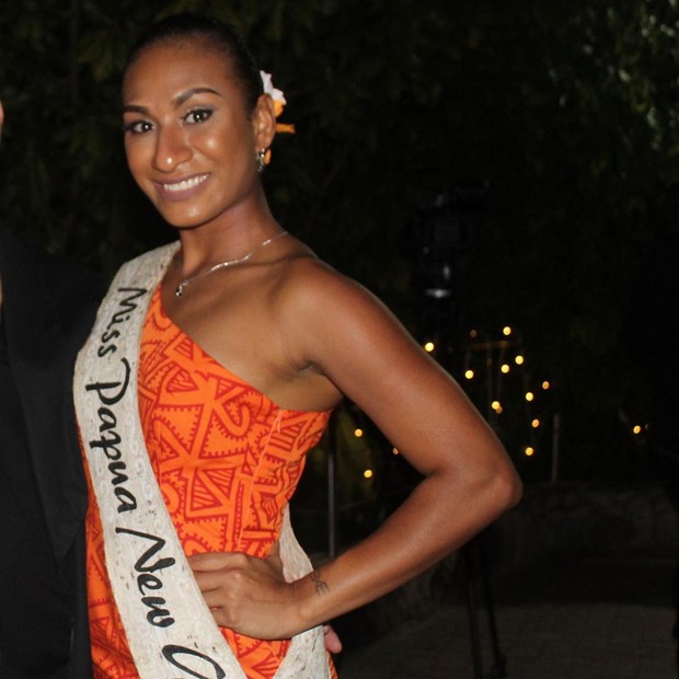 Lucy Maino, Miss Papua-Nova Guiné 2019, perde título por vídeo dançando (Foto: Reprodução/Instagram)