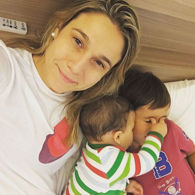 Fernanda Gentil posta foto com filho e sobrinho (Foto: Reprodução/Instagram)