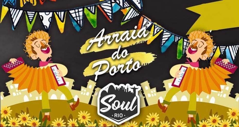 Arraiá do Porto tem entrada gratuita — Foto: Divulgação