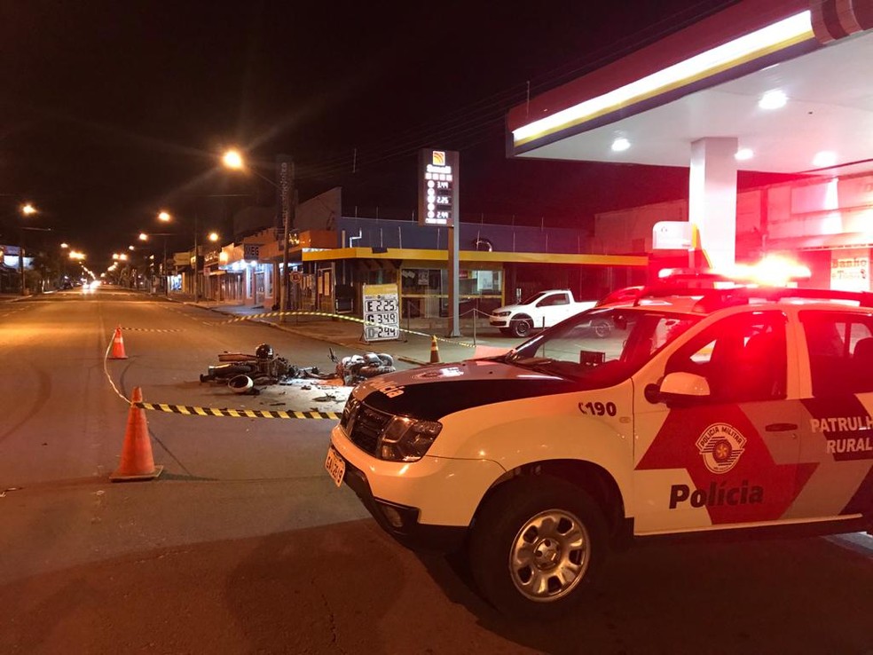 Acidente foi registrado na Avenida Cuiabá, em Teodoro Sampaio — Foto: Polícia Civil