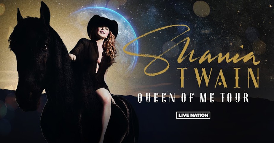 Shania Twain fará turnê de lançamento de seu novo álbum, Queen of Me, com canções que, segundo ela, celebram o alívio da pandemia