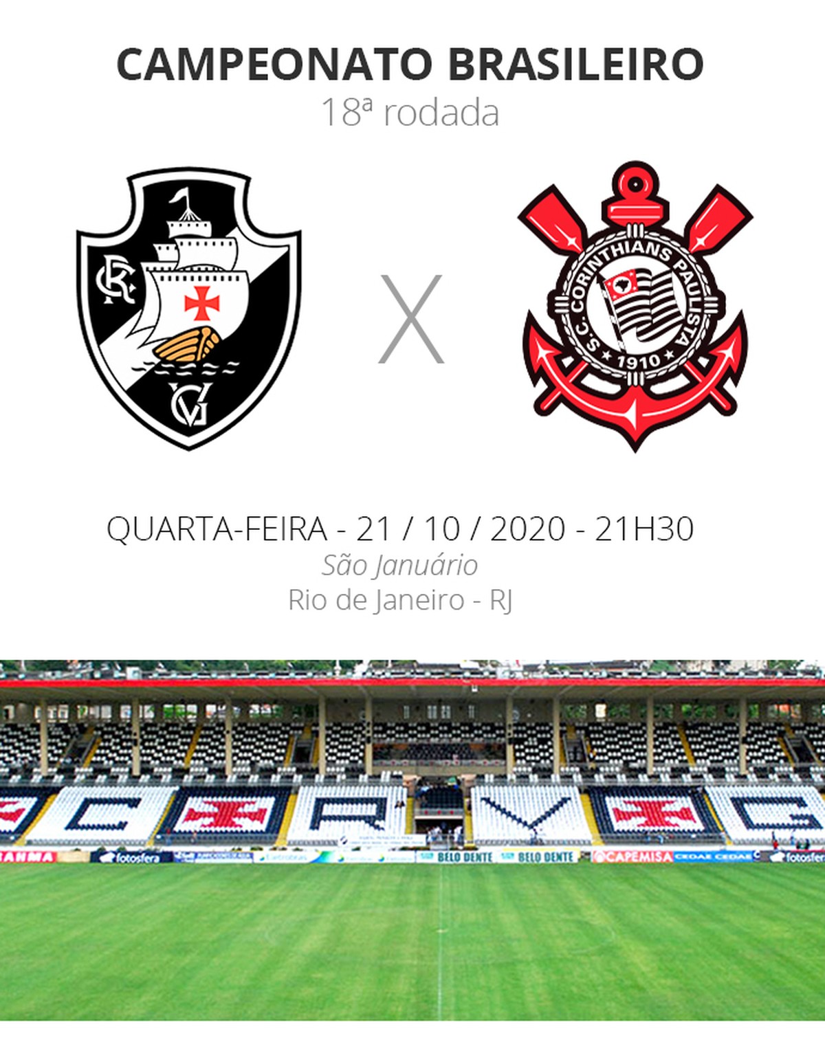 Vasco x Corinthians: veja onde assistir, escalações ...