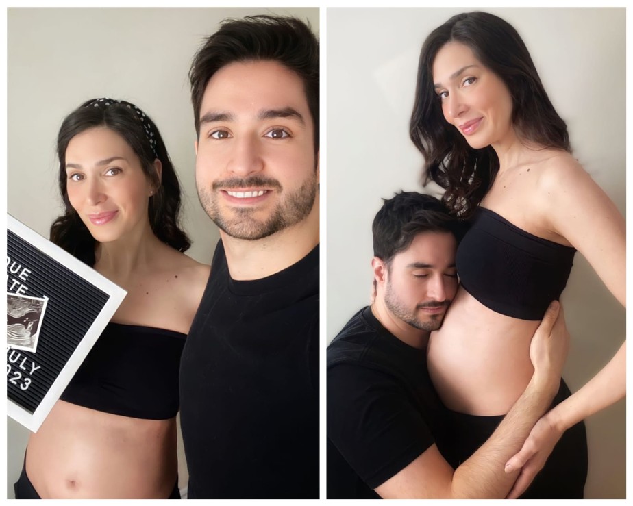 Sara Sarres anuncia gravidez de primeiro filho com Attilio Galhardo