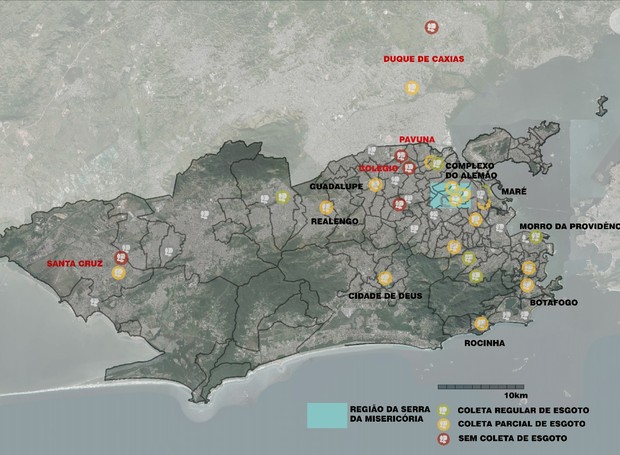 As comunidades foram selecionadas a partir de um mapeamento das maiores demandas de tratamento de esgoto (Foto: Divulgação)