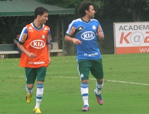 Valdivia, treino Palmeiras (Foto: Diego Ribeiro / Globoesporte.com)