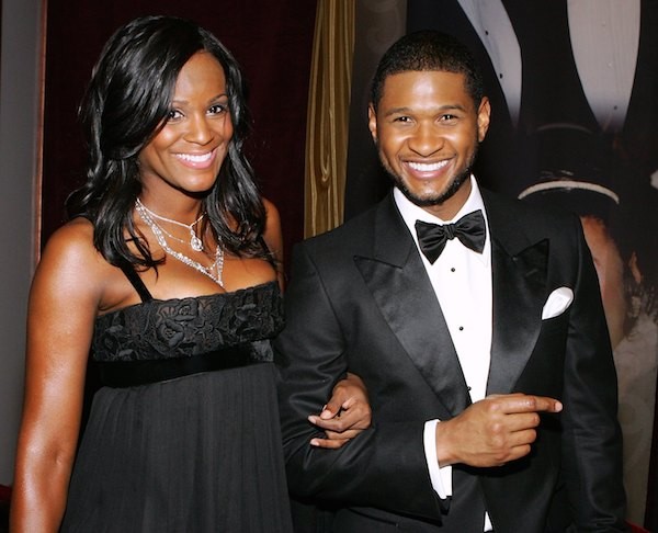 O rapper Usher com a ex-esposa, Tameka Foster (Foto: Getty Images)