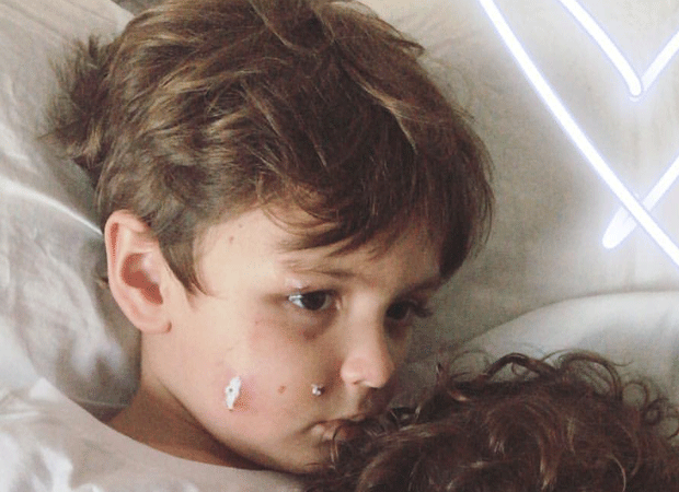 Joaquim, filho de Mariana Uhlmann e Felipe Simas (Foto: Reprodução/Instagram)