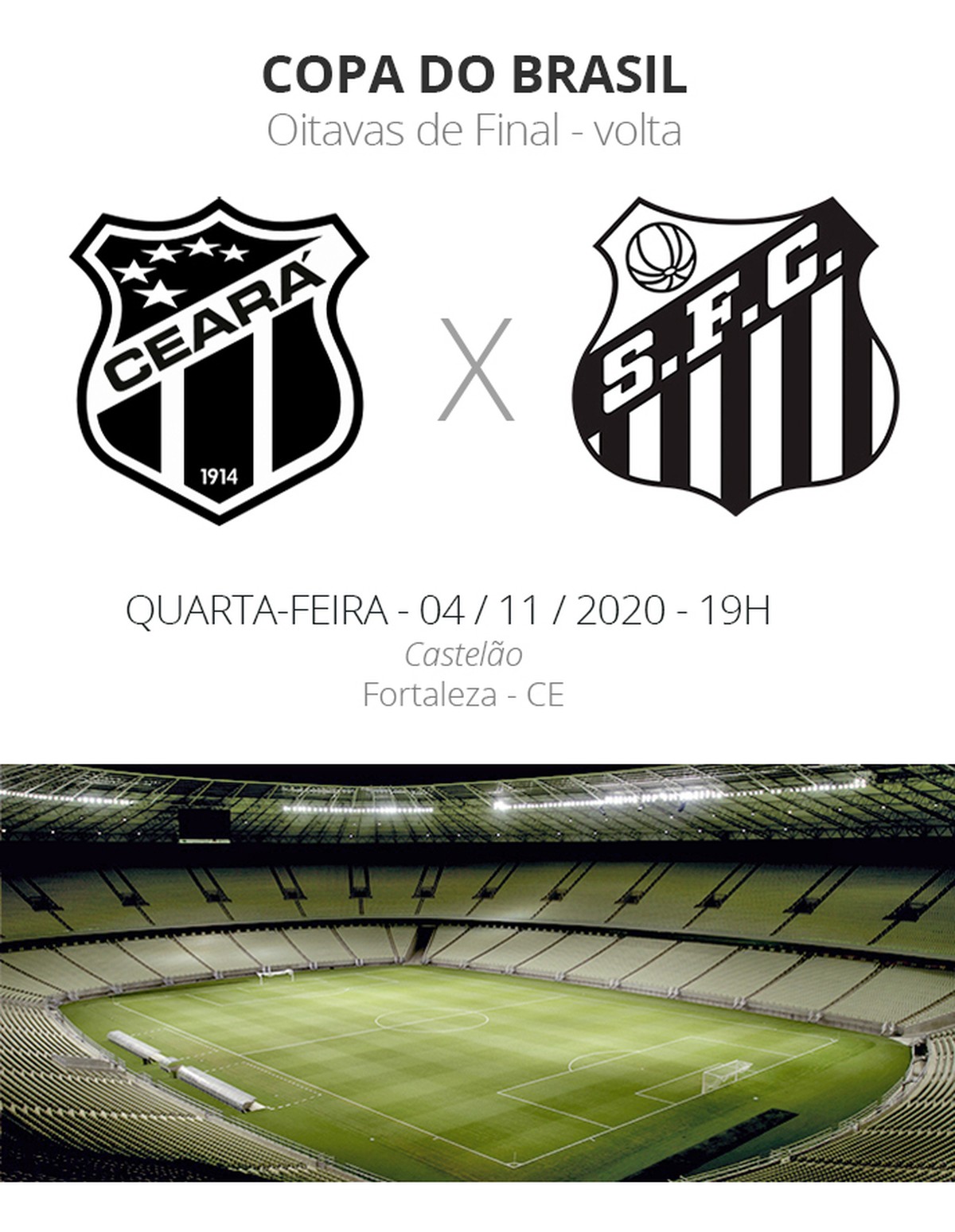 Ceara X Santos Veja Onde Assistir Escalacoes Desfalques E Arbitragem Copa Do Brasil Ge