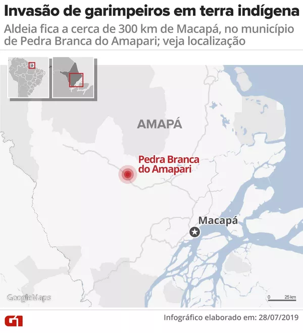 Sobre a localização do brasil nas representações gráficas da terra Invasao A Terra Indigena Waiapi No Amapa Veja Perguntas E Respostas Sobre A Situacao Amapa G1