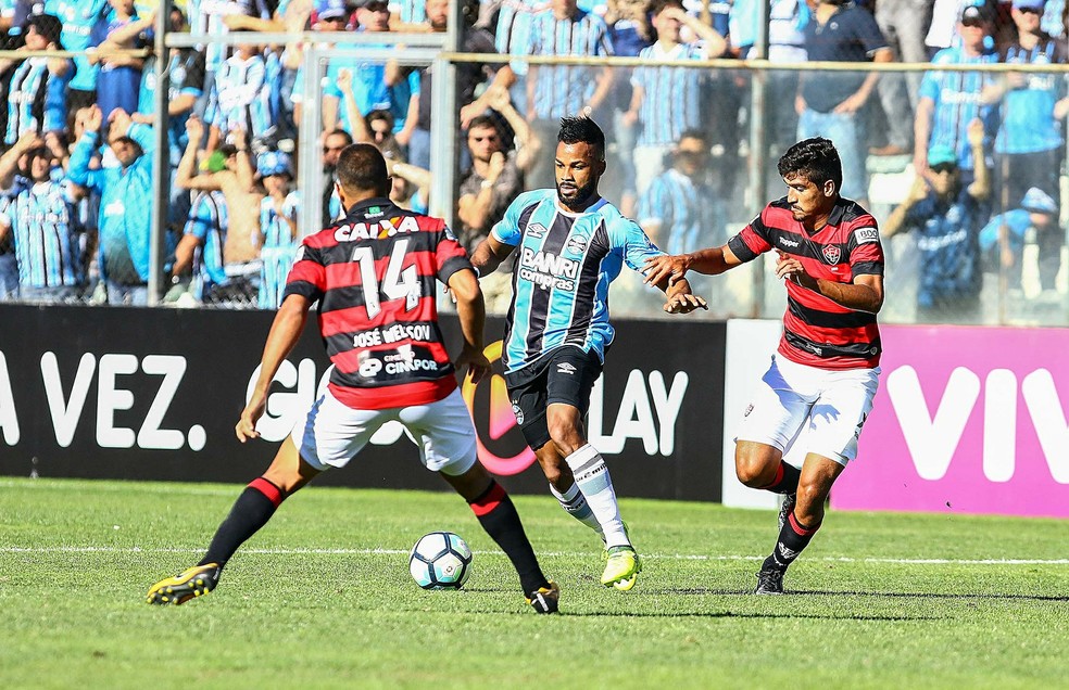 Vitória segurou empate em 1 a 1 contra o Grêmio (Foto: Rodrigo Rodrigues/Divulgação Grêmio)