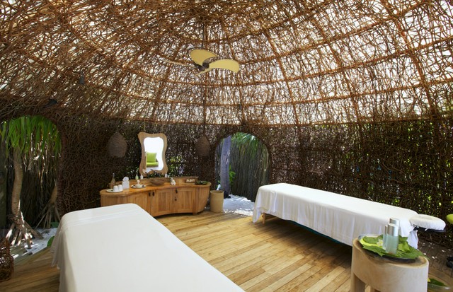 O spa do Six Senses Lamuu (Foto: divulgação) O spa do Six Senses Lamuu (Foto: divulgação)