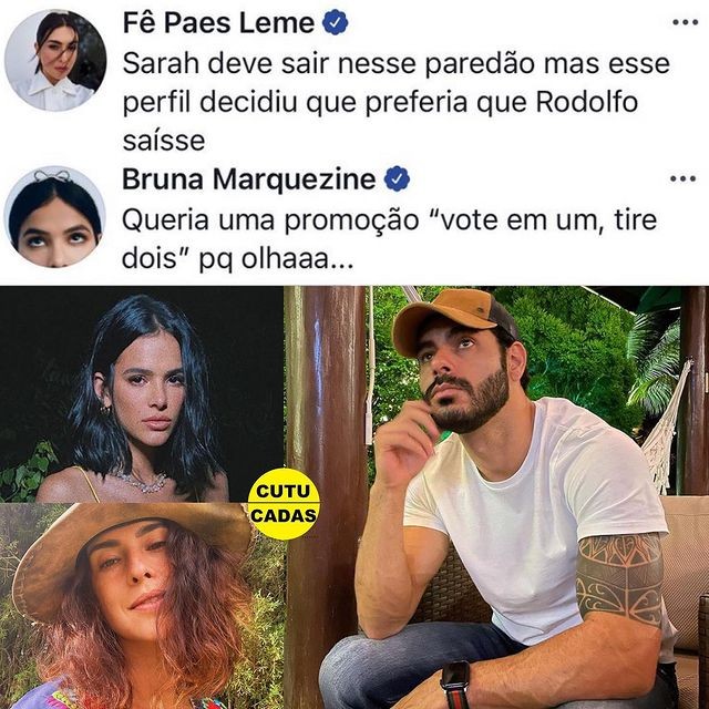 Bruna Marquezine comenta publicação de Fernanda Paes Leme (Foto: reprodução/instagram)