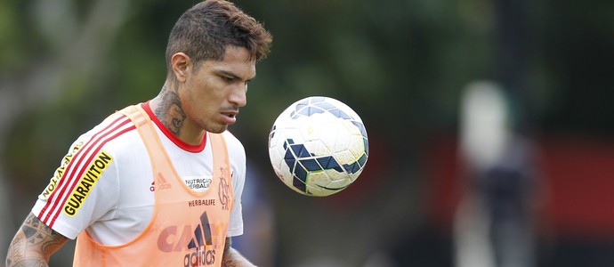 Guerrero treino Flamengo (Foto: Gilvan de Souza / Flamengo) Guerrero treino Flamengo (Foto: Gilvan de Souza / Flamengo)