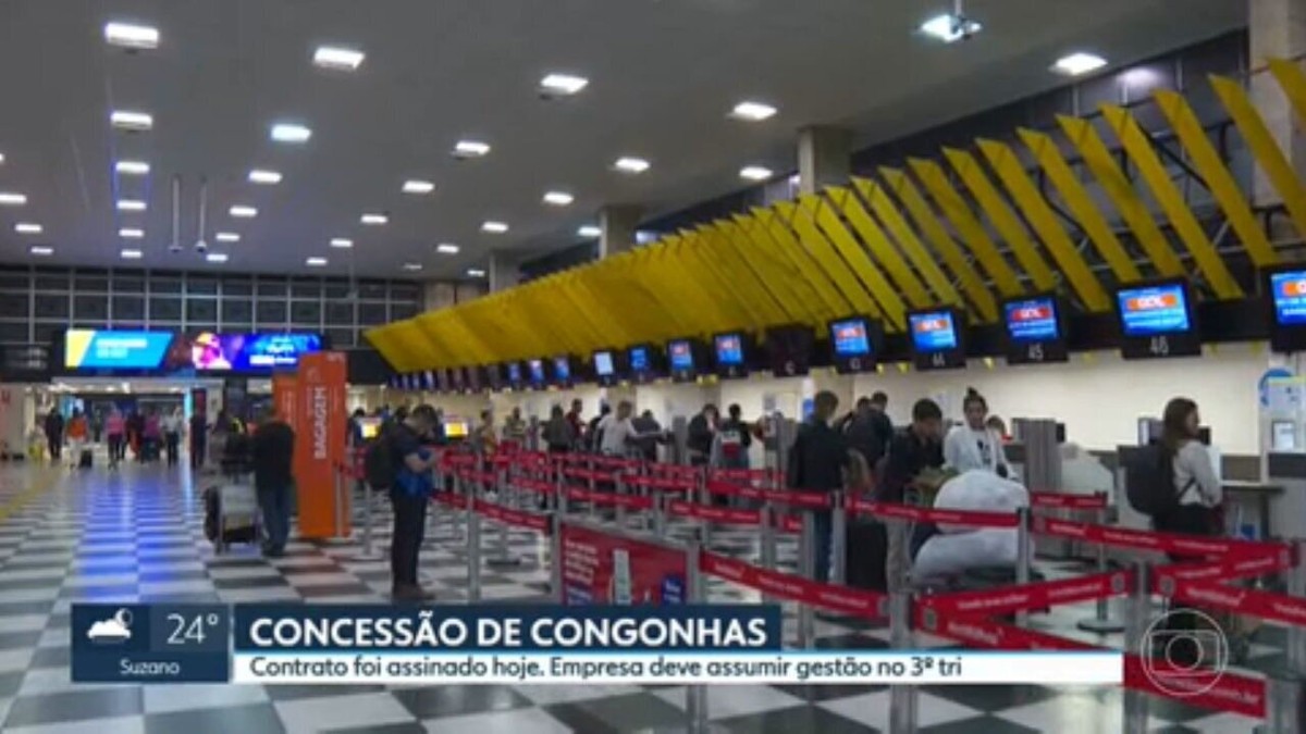Anac assina contrato de concessão do Aeroporto de Congonhas, em SP, para a espanhola Aena