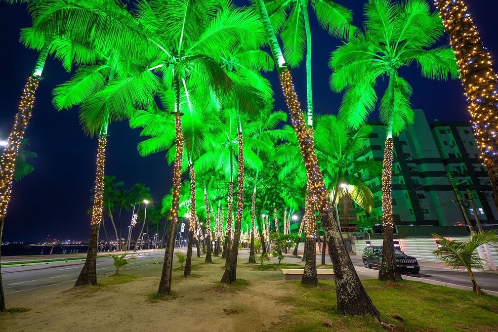 Decoração do Natal de 2022 em Maceió  — Foto: Prefeitura de Maceió