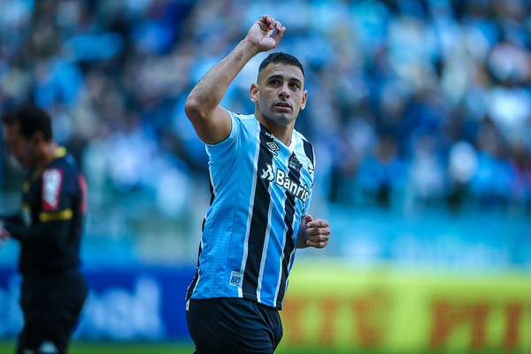 Diego Souza, experiente atacante do Grêmio (Foto: Lucas Uebel/Gremio FBPA)