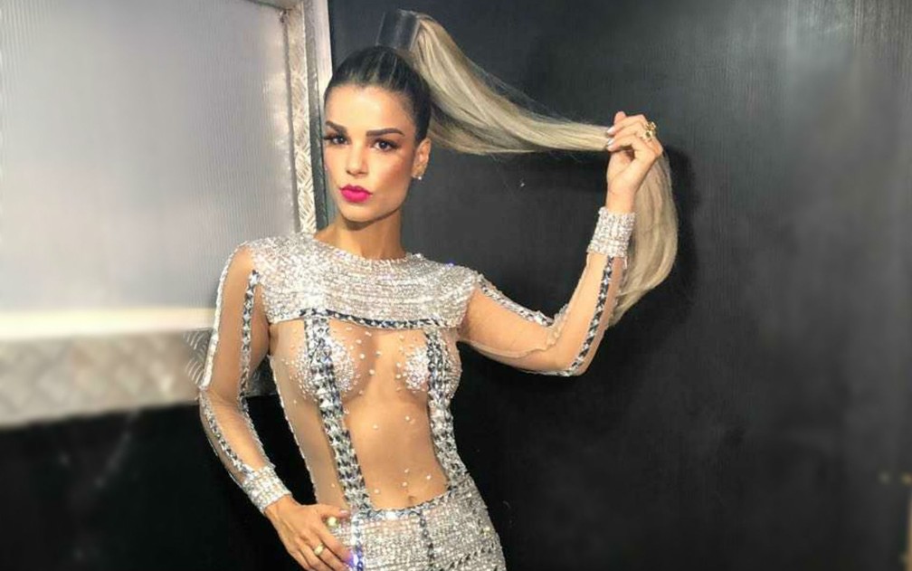 Mari Antunes usa figurino com mais de 35 mil cristais no carnaval de Salvador (Foto: Divulgação)