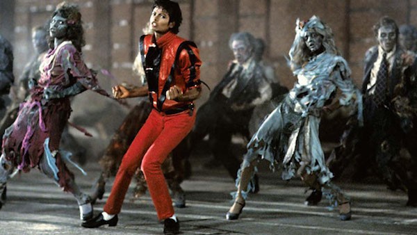 O cantor Michael Jackson no clipe de Thriller (Foto: Reprodução)