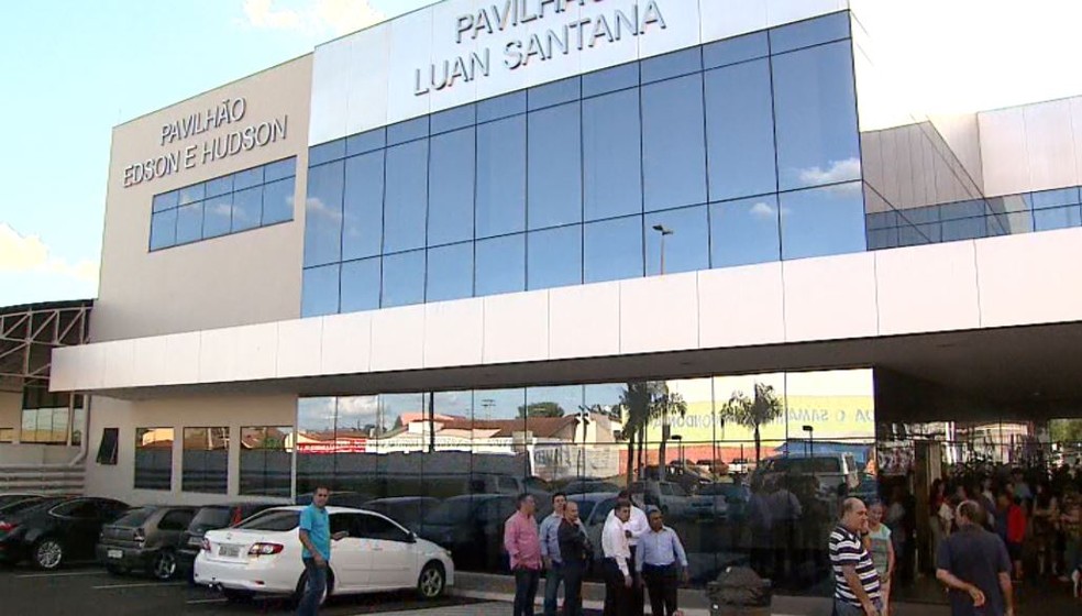 Pavilhão Luan Santana, no Hospital de Câncer de Barretos, SP (Foto: Chico Escolano/EPTV)