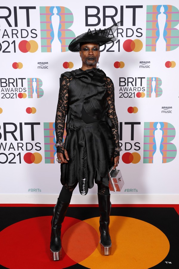 LONDON, ENGLAND - MAY 11: Billy Porter poses in the media room during The BRIT Awards 2021 at The O2 Arena on May 11, 2021 in London, England. (Photo by JMEnternational/JMEnternational for BRIT Awards/Getty Images) (Foto: JMEnternational for BRIT Awards/)