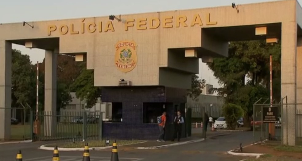 Fachada da Superintendência da Polícia Federal em Brasília — Foto: Reprodução/TV Globo