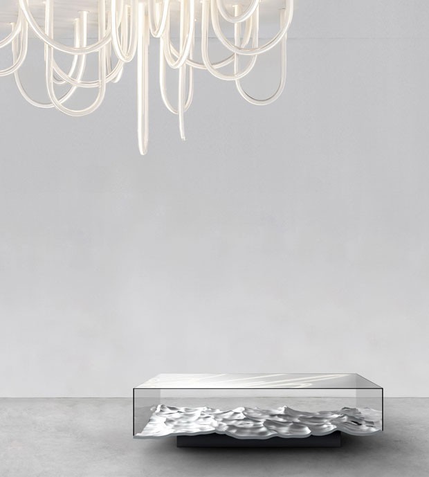 London Design Festival: Mathieu Lehanneur apresenta peças da série "mármore líquido" (Foto: Divulgação)