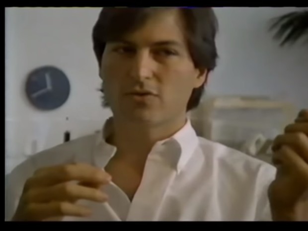 Steve Jobs em vídeo resgatado dos anos 80  (Foto: reprodução)