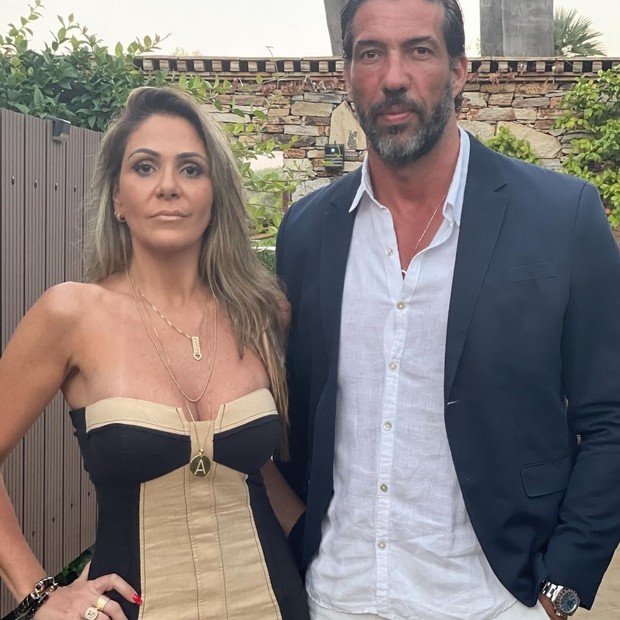 Leka Begliomini e o marido, Thiago Lobo (Foto: Reprodução/Instagram)