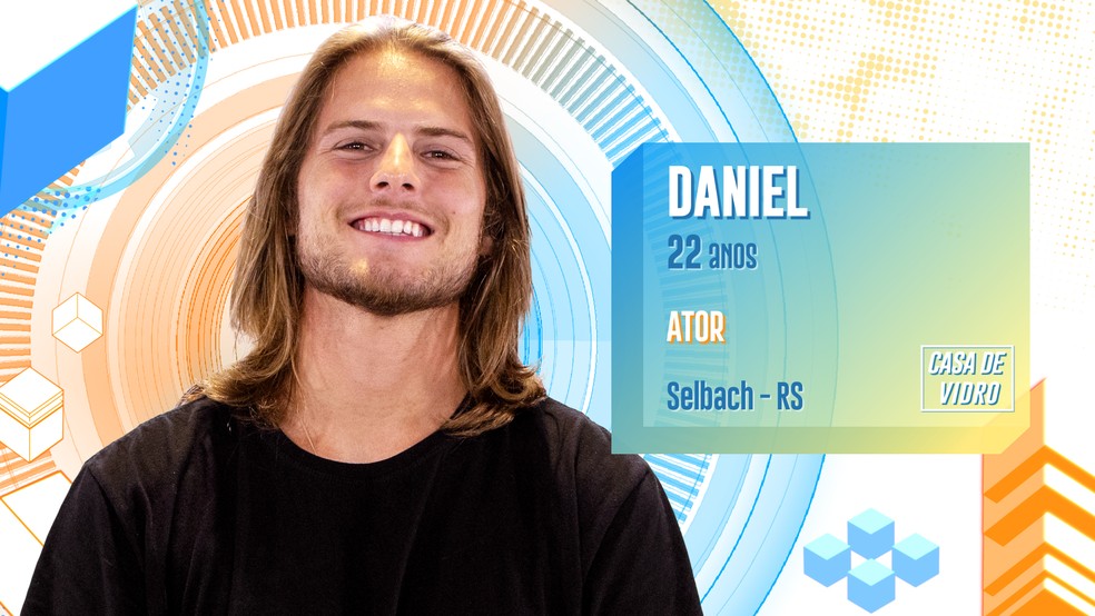 Daniel é participante da Casa de Vidro da BBB20 — Foto: Globo