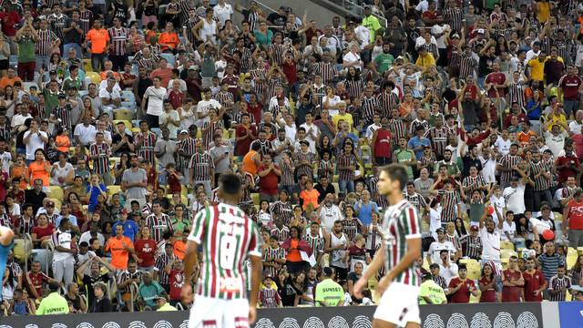 Torcedor do Fluminense soltou a vaia após empata no Maracanã