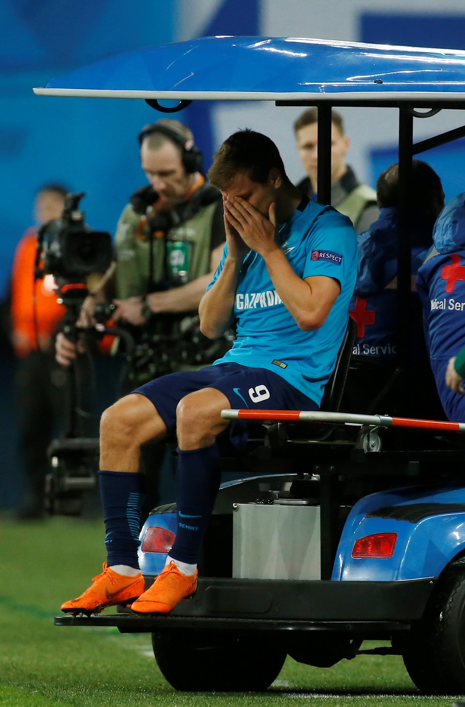 Atacante da RÃºssia sofre grave lesÃ£o no joelho e perderÃ¡ a Copa do Mundo