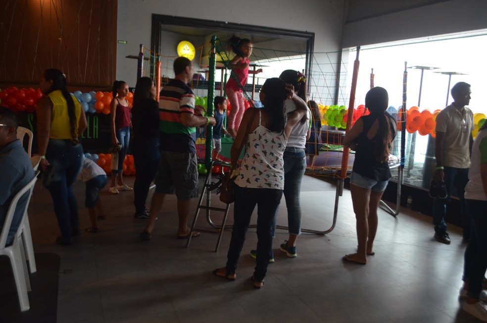 ProgramaÃ§Ã£o em MacapÃ¡ foi realizada em alusÃ£o ao 'MÃªs da CrianÃ§a' â Foto: Jorge Abreu/G1