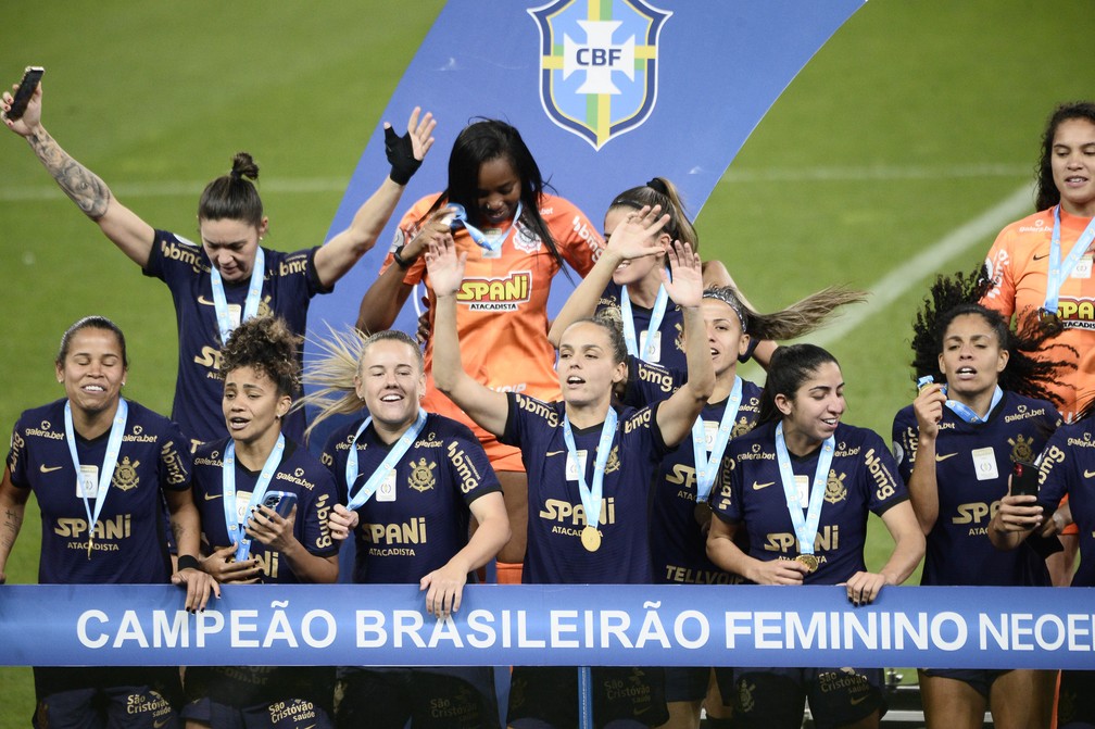 Corinthians campeão do Brasileiro Feminino — Foto: Marcos Ribolli