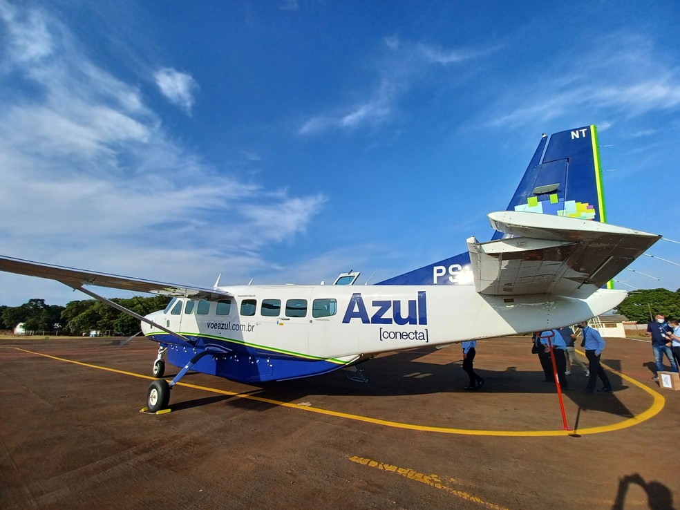 Os voos serão realizados em aeronave com nove assentos — Foto: Azul / Divulgação