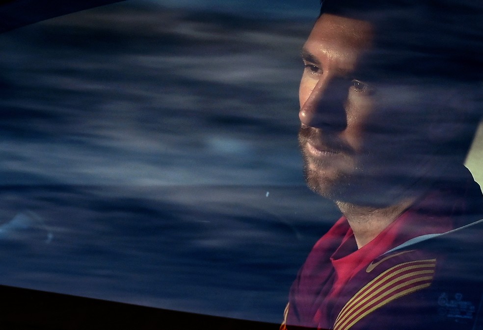 Messi deixa o Barcelona depois de 17 temporadas pelo clube — Foto: AFP